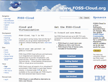 Tablet Screenshot of foss-cloud.org